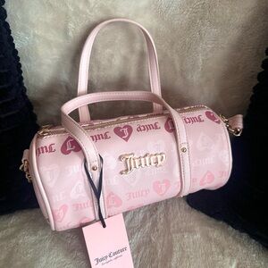 Juicy Couture Light Pink Mini Barrel Bag